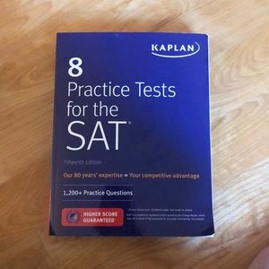 NEVER USED KAPLAN SAT BOOK